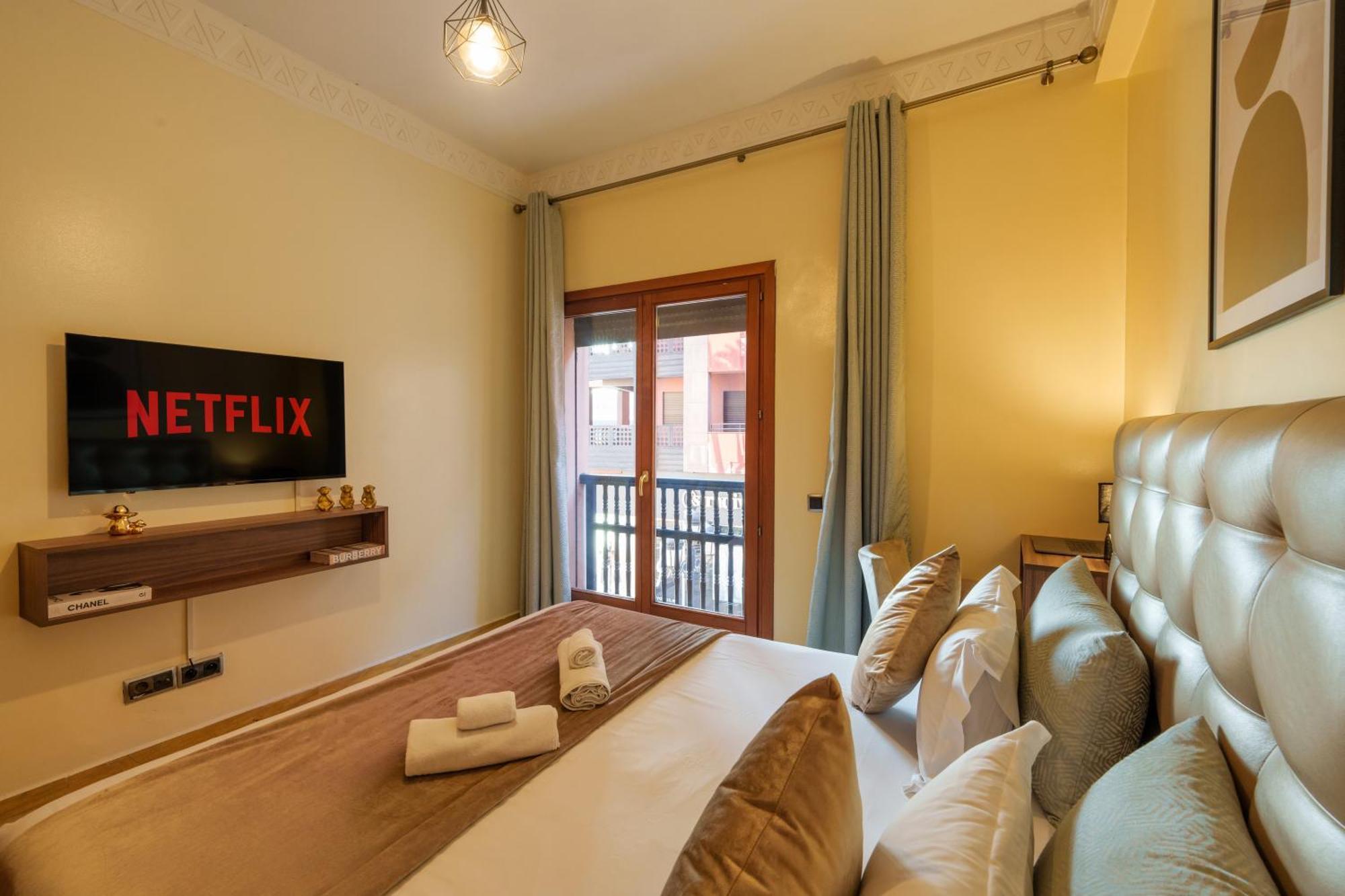 Appartement Haut Standing Gueliz Plaza Avec Vue Марракеш Экстерьер фото